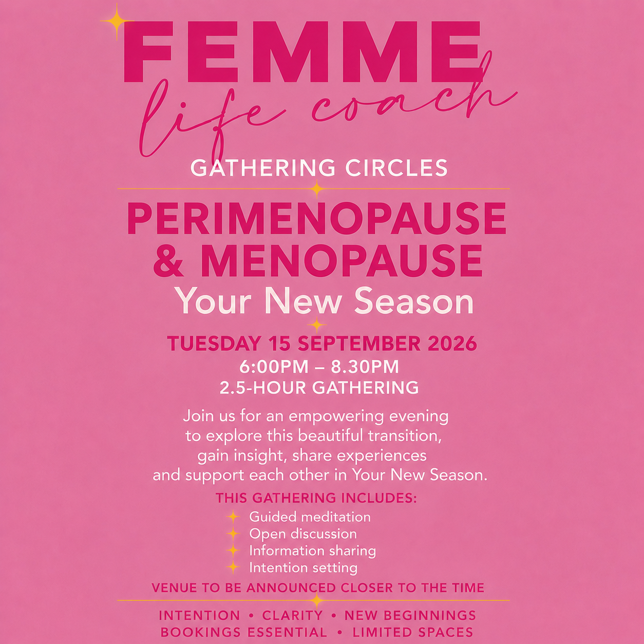 Perimenopause & Menonpause - Your Second Spring
