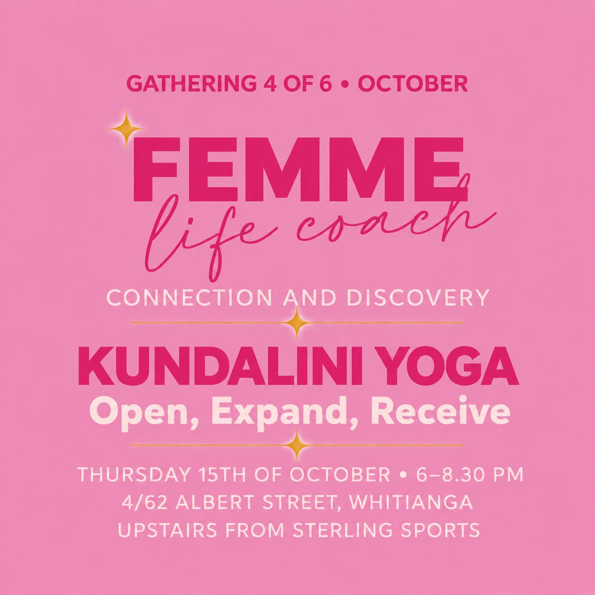 Kundalini Yoga - Open - Expand - Receive
