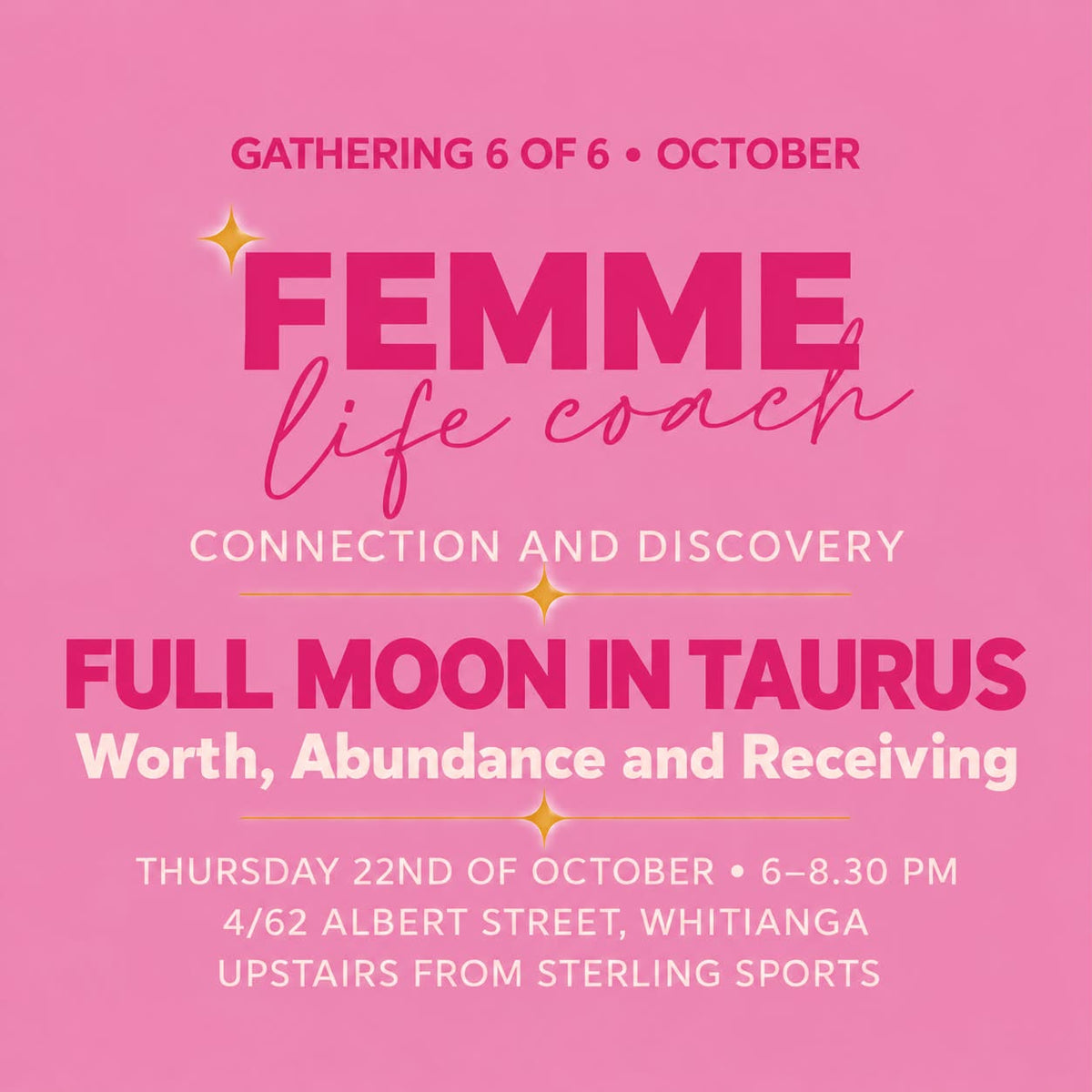 FULL MOON IN TAURUS Worth • Abundance • Receiving