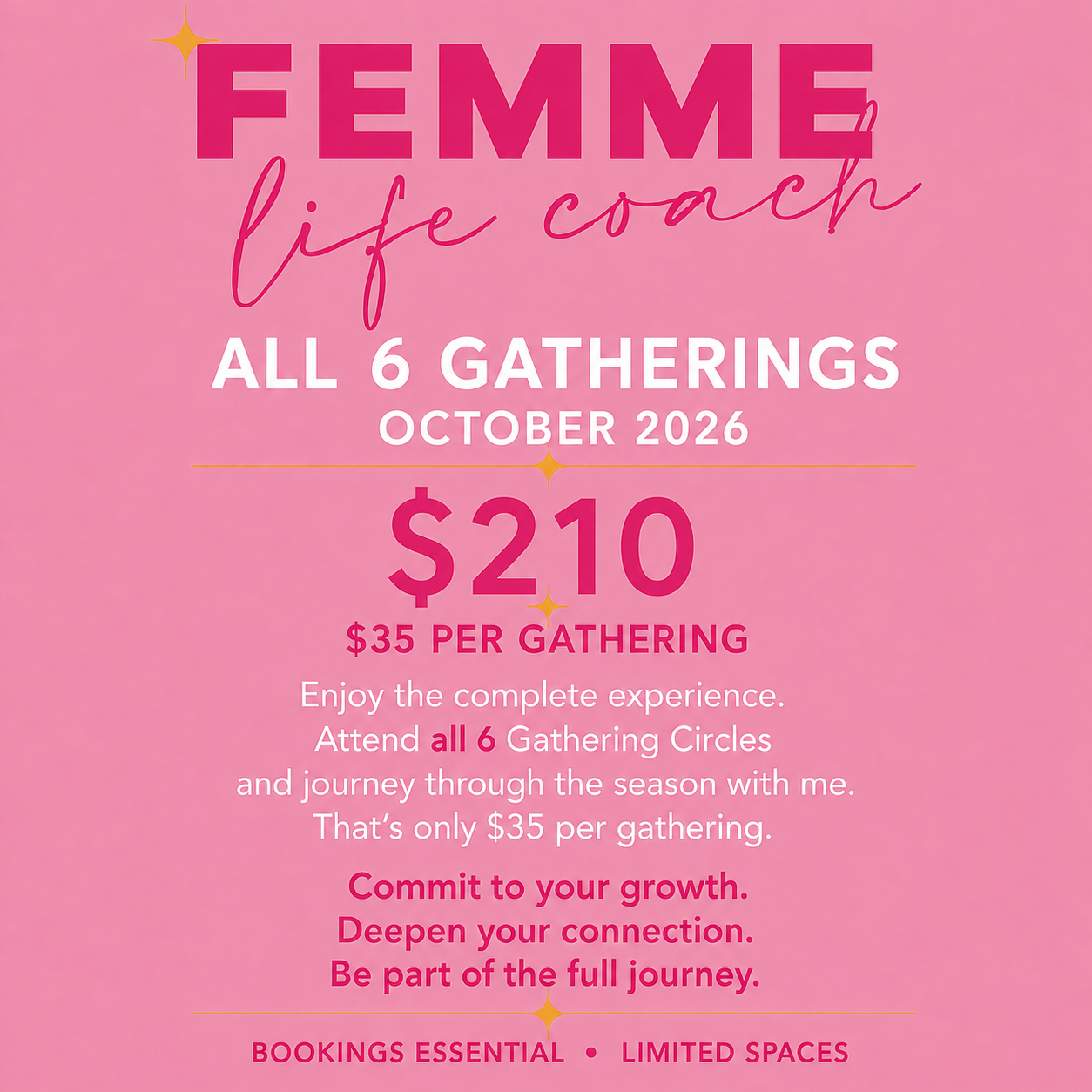 October 2026 - All 6 Gatherings