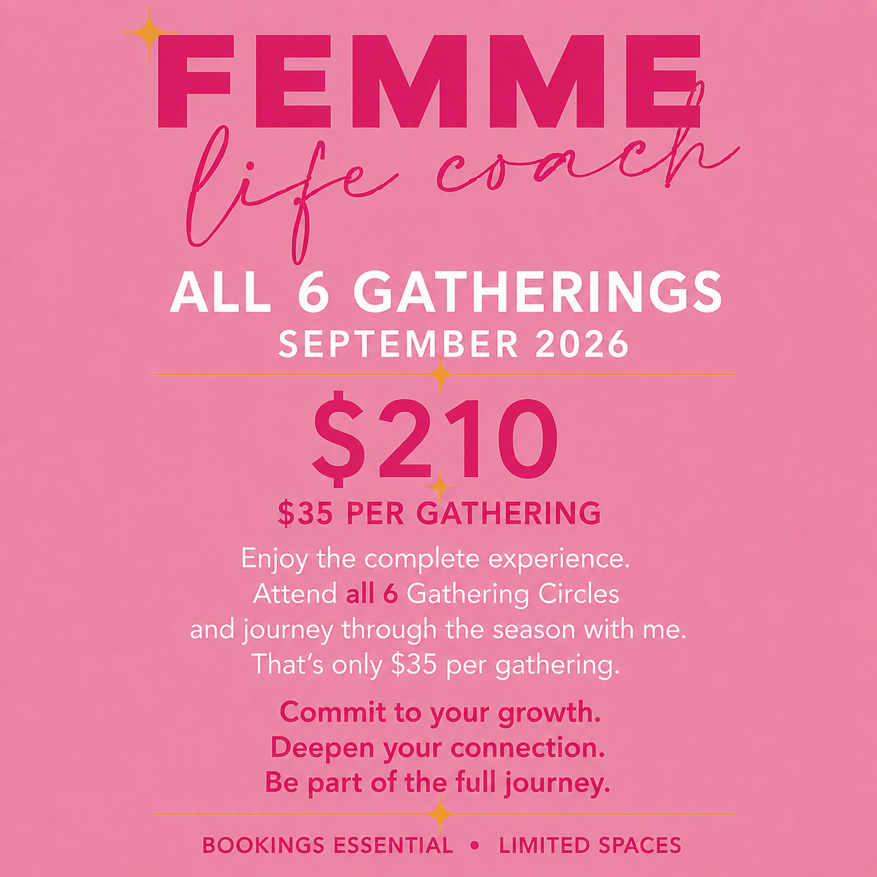 September 2026 - All 6 Gatherings