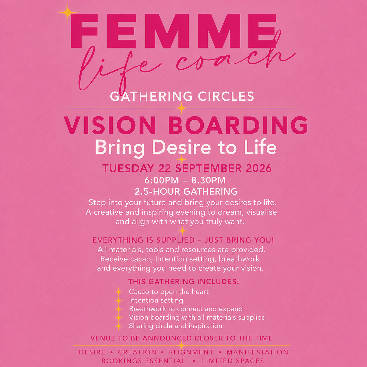 Vision Boarding - Bring Your Desires to Life